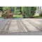 World Rug Gallery Distressed Geometric Indoor/Outdoor Area Rug 5' x 7' Beige 8019BEIGE5X7 - alternate 2